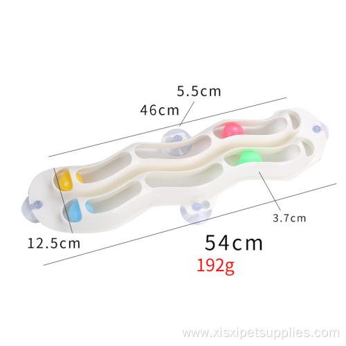 Two-layer Track Ball Toy Tennis Cat Toys